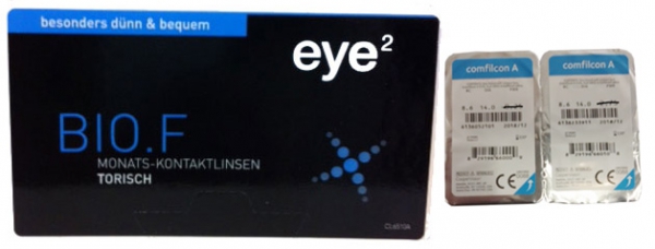 Eye2 Bio.F toric Test-Kontaktlinsen